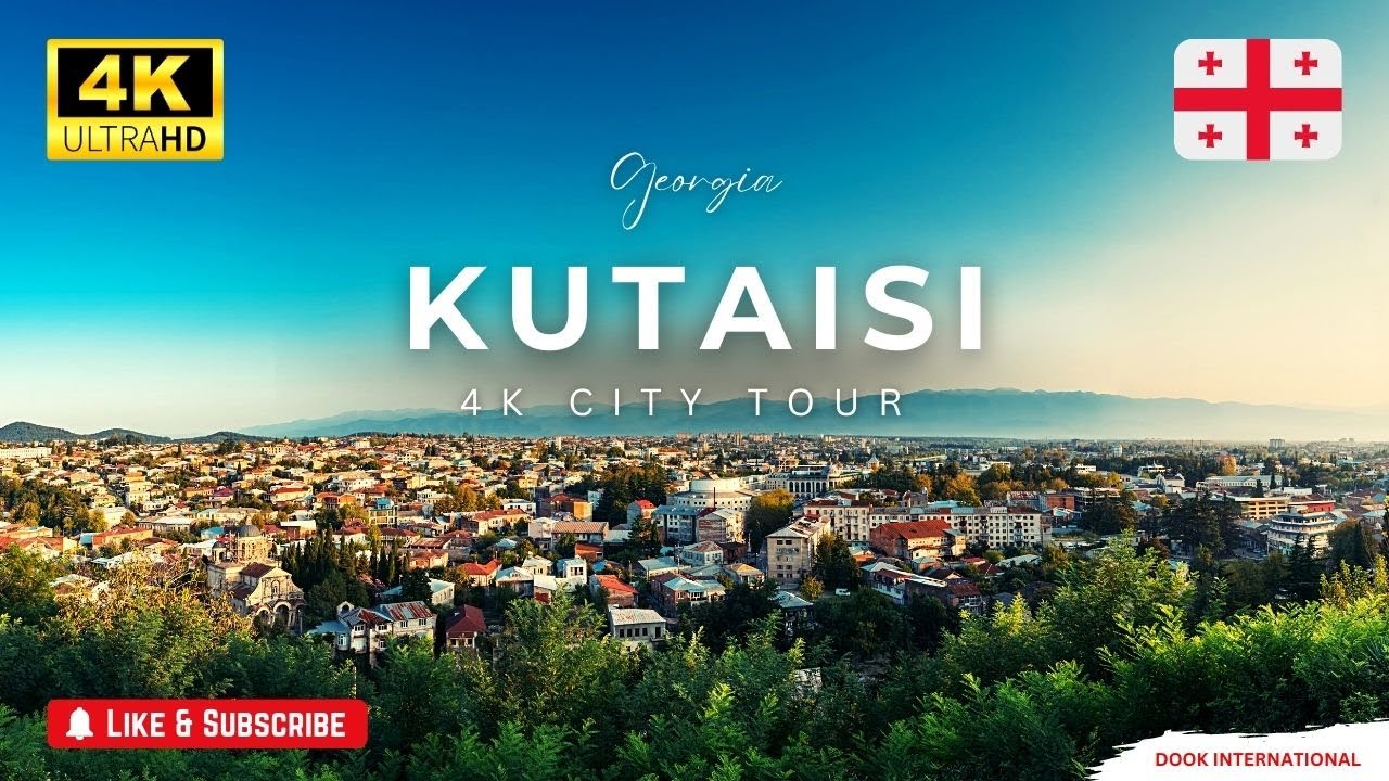 4K Kutaisi City Tour | One of The Oldest Cities - 60fps Ultra HD Done Videos (Dook)