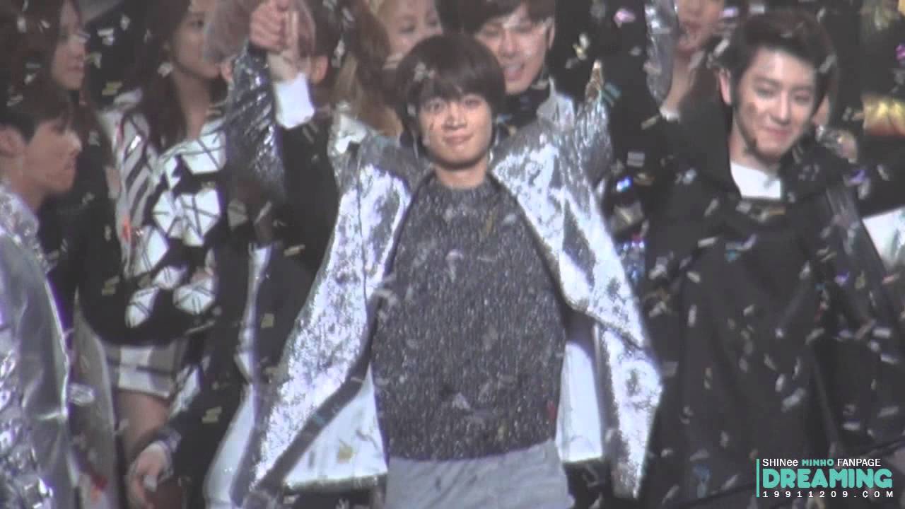130101 가요대제전 Minho with EXO