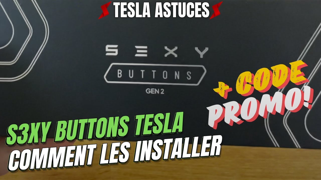 Comment installer les S3XY buttons sur une Tesla avec le Commander