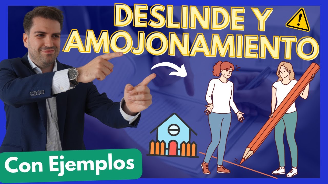 🪙 ACCI&Oacute;N de DESLINDE y AMOJONAMIENTO: Entiende TODO con 3 EJEMPLOS【Derecho Civil]
