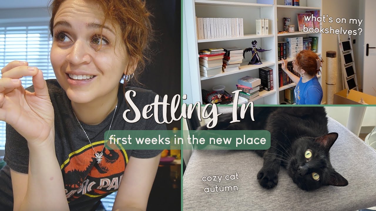 THE NEW PLACE 🔑 Bookshelf Tour, Office Organization, & Autumn Baking
