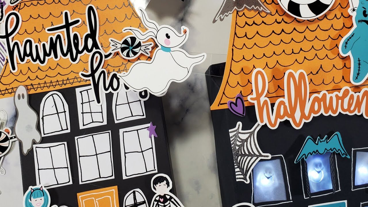 FRIDAY NIGHT CRAFTING #PHA Let&rsquo;s make a 3D haunted house