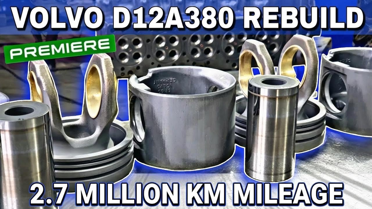 VOLVO D12A380 Engine Repair Part 2: Assembly