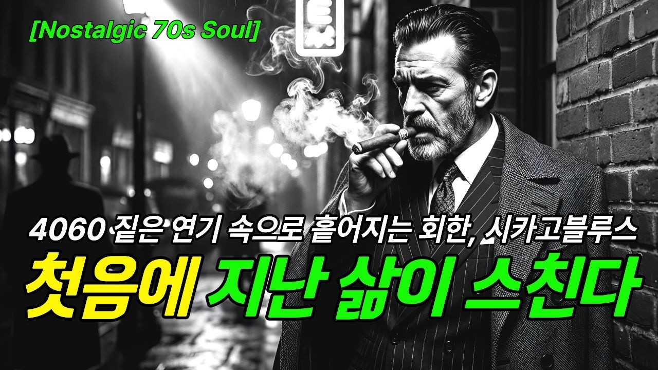 [Whiskey Blues] Ностальгический блюз-соул 70-х｜R&B Chicago Blues soul 🥃🎷｜Playlist