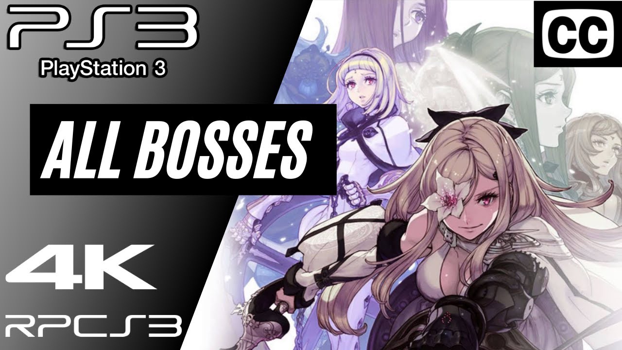 【Drakengard 3】All Boss Fights | English Subtitles PS3 Gameplay ULTRA HD 2160P【RPCS3】
