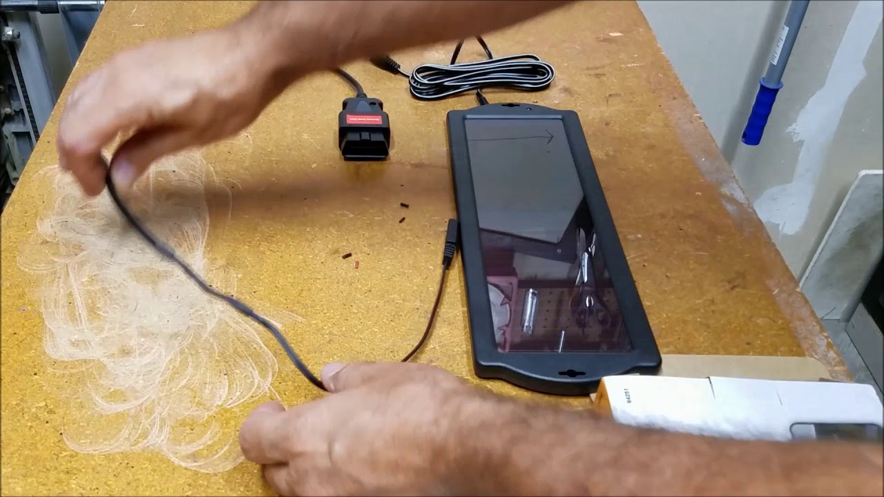 Solar battery tender connected through the OBD port!