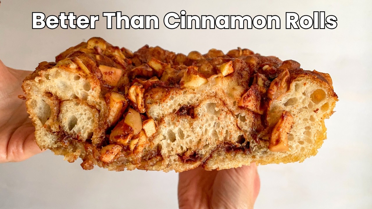 Brown Butter Apple Sourdough Focaccia | Better Than Cinnamon Rolls