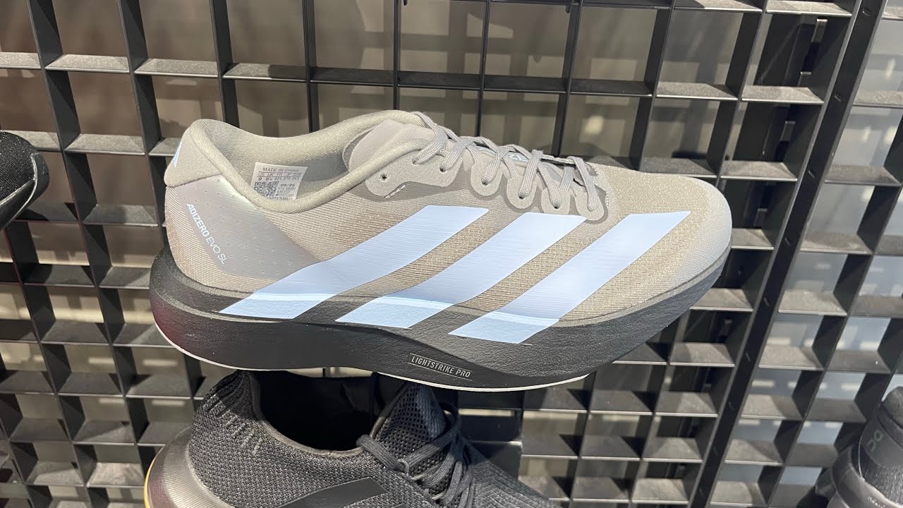Adidas Adizero Evo SL (Grey Three/ Glow Blue/ Core Black) - Style Code: KK3531