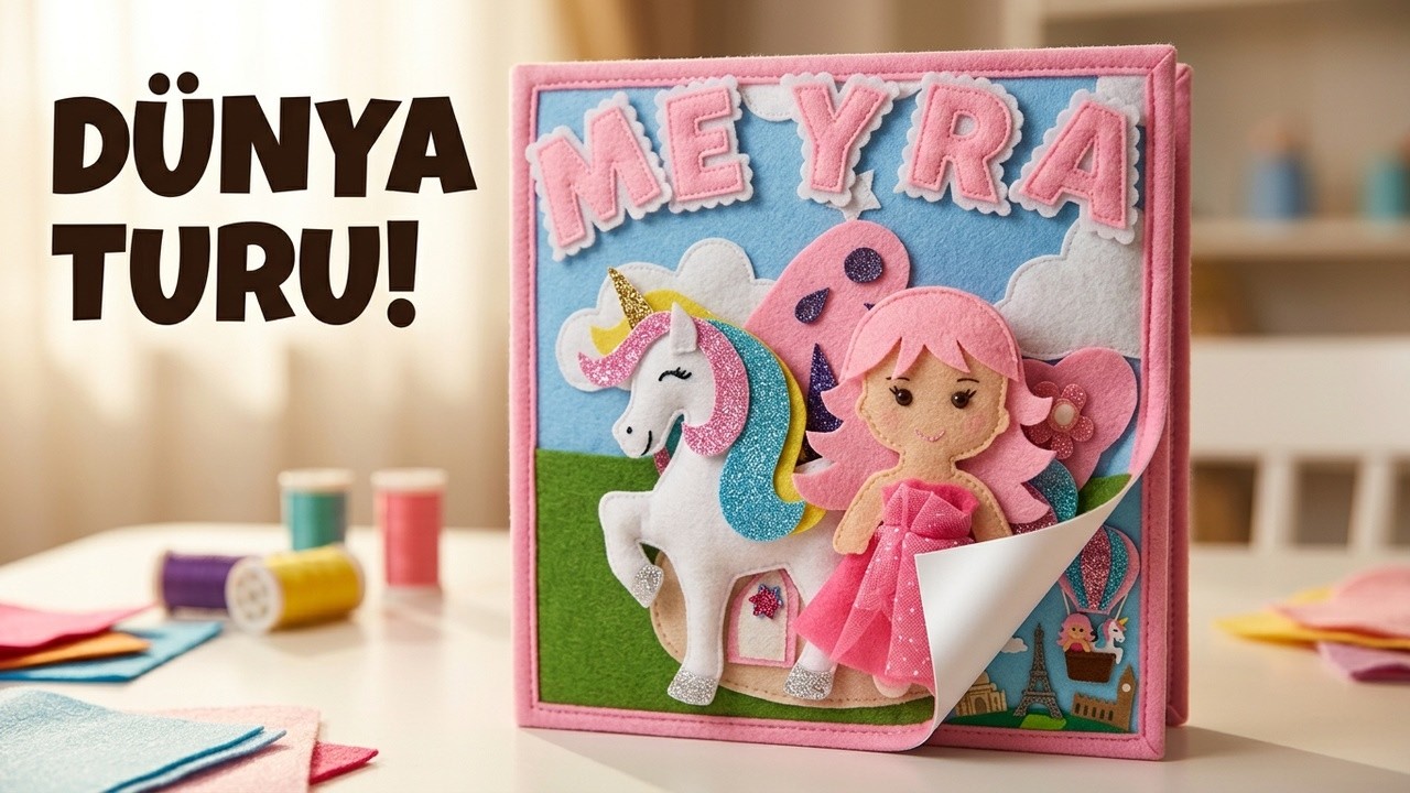 Unicornla dünya turu! Meyra’nın bebek evi ve  macera dolu, eğlenceli  yolculuğu.