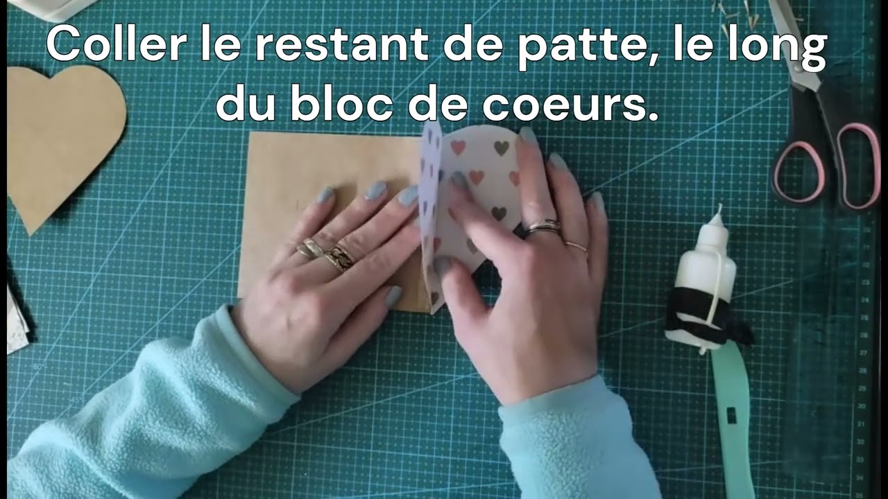 Tuto Carte Popup / Cœur qui bat #tutoscrap  #scrapbooking #scrapbookingideas #tutorial #popupcard