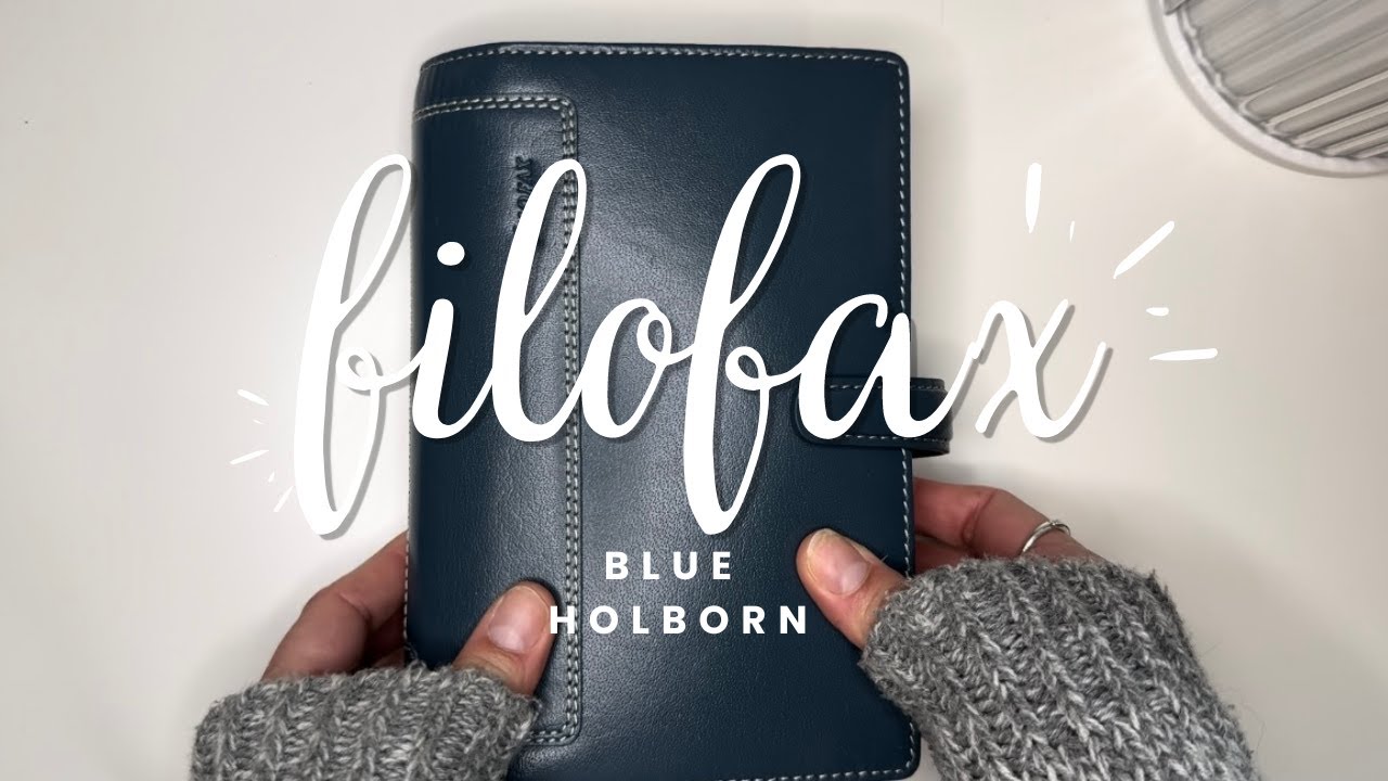 where I've been + personal rings Filofax blue Holborn flip