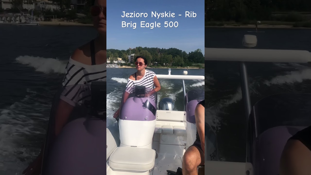 Nyskie Lake - Rib Brig Eagle 500 #shorts #shortsvideo #nysa #lake #lakenysa