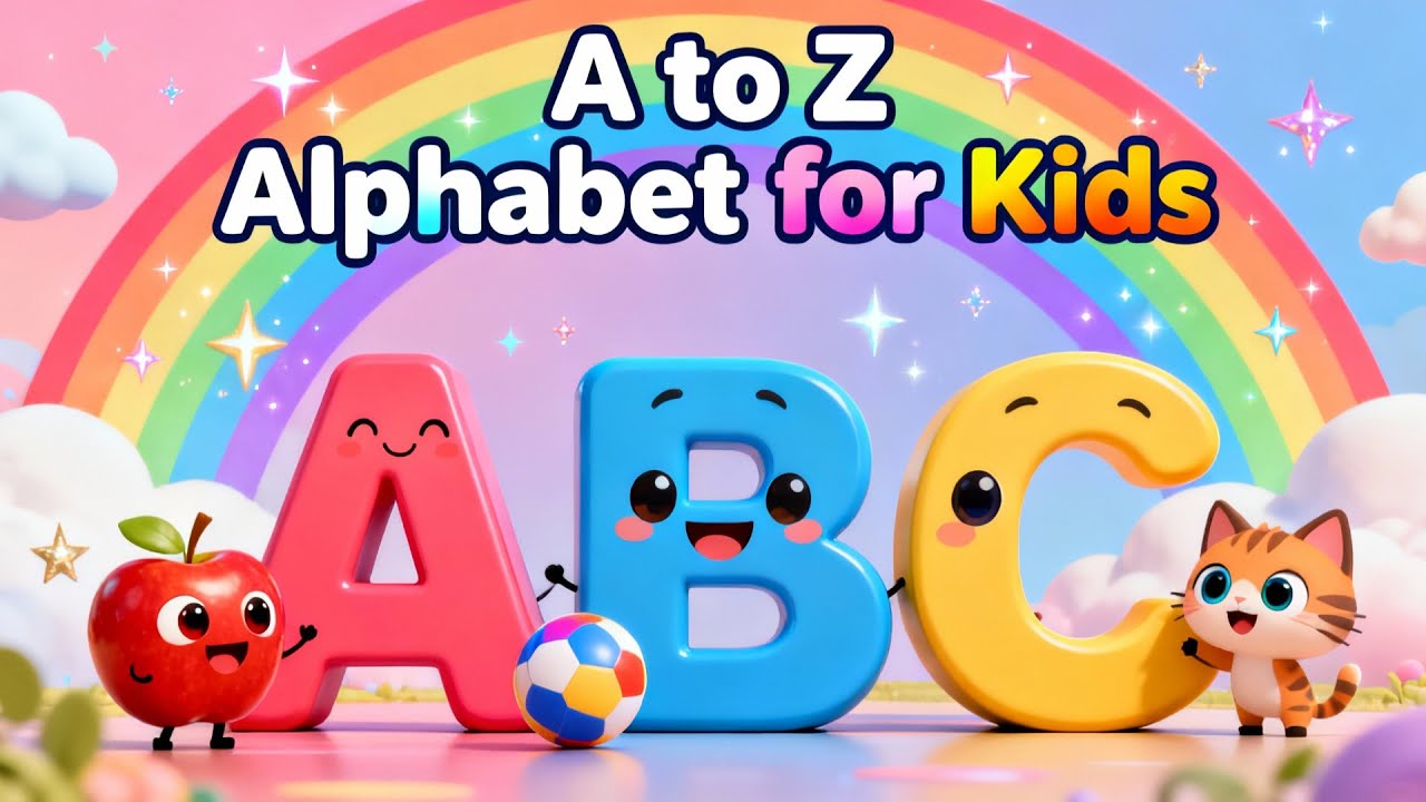 A to Z Alphabet Song for Kids | Learn ABC Phonics the Fun Way! 🧸🐳