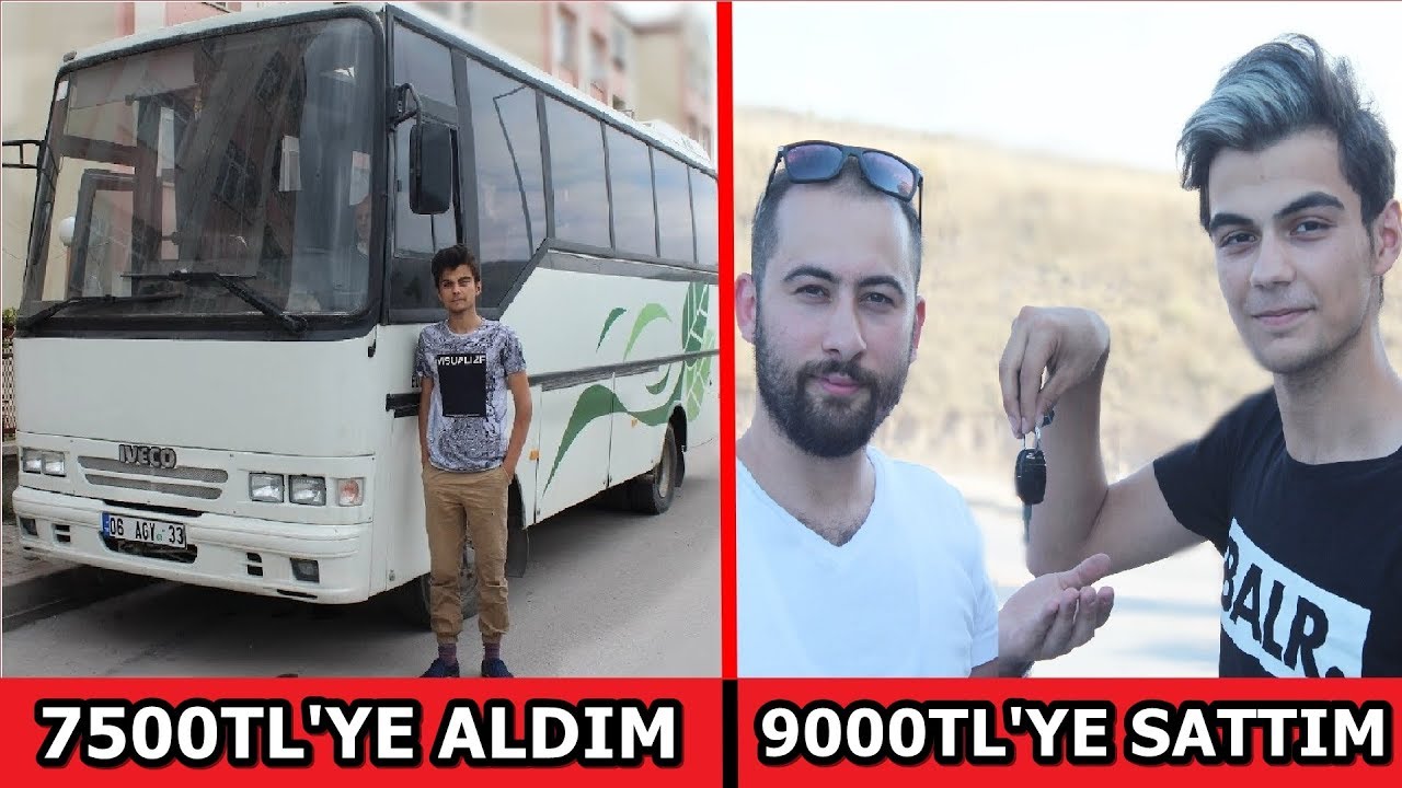 7500TL'YE ALDIĞIM OTOBÜSÜ 9000TL'YE SATTIM
