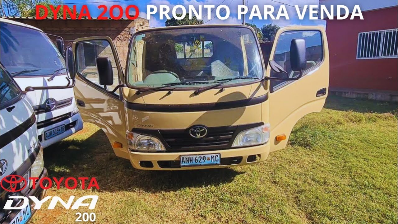 TOYOTA DYNA 200 pronta para venda importada do Japão para Moçambique ANW 629