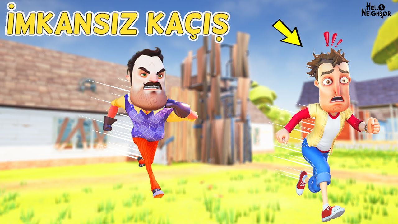 İMKANSIZ BİR KA&Ccedil;IŞ 😱 Hello Neighbor Yeni