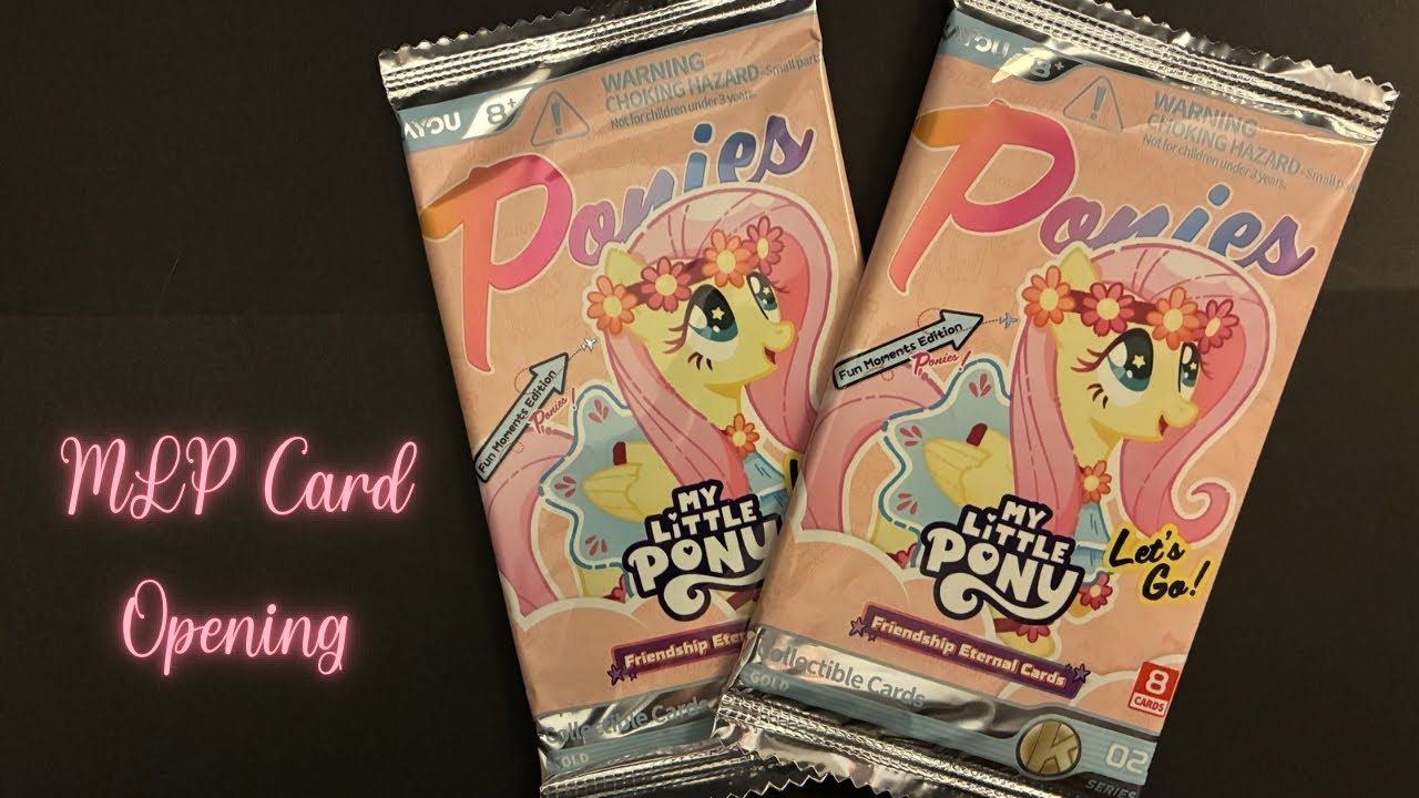 ASMR My Little Pony Trading Cards Unboxing 🦄✨ Soft Whisper + Crinkles