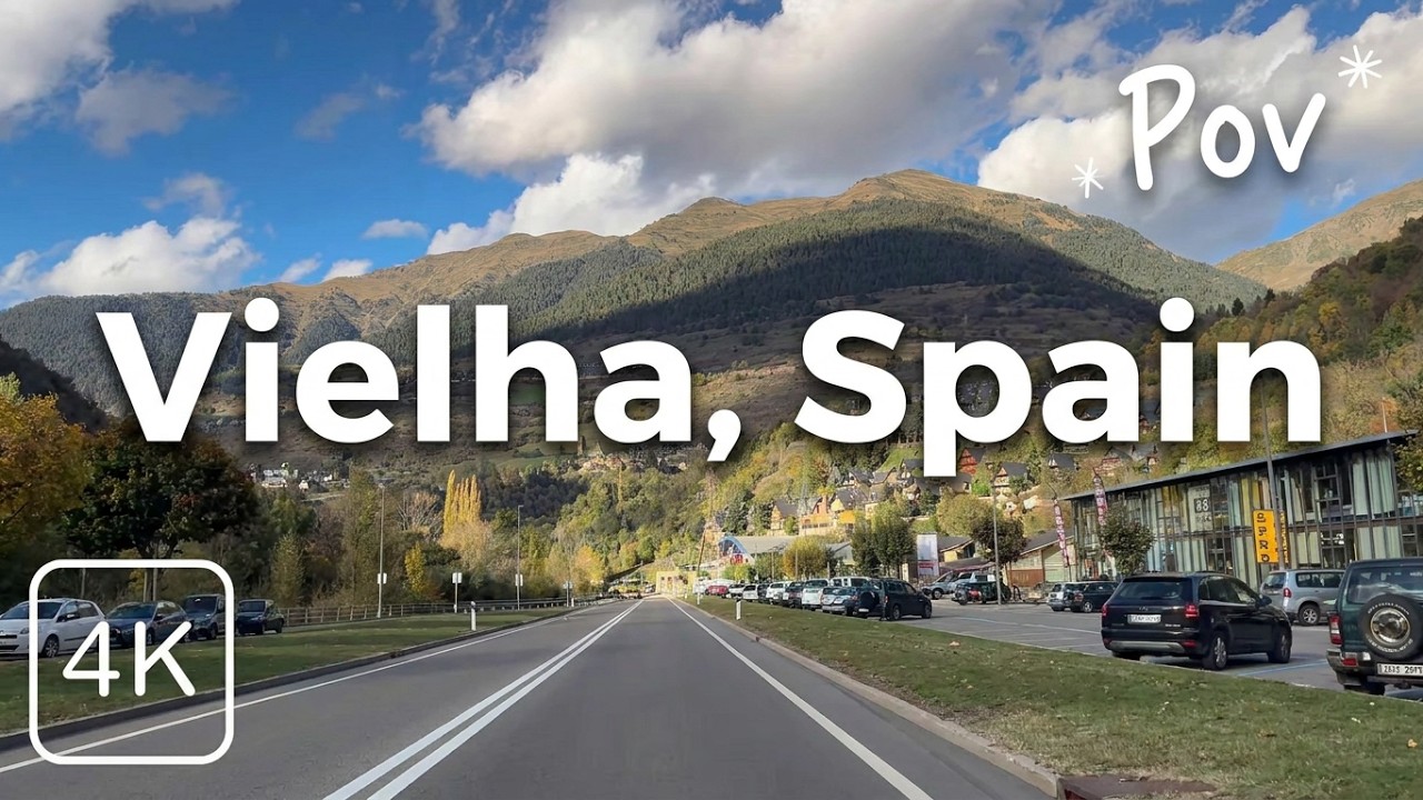 Driving Through the Pyrenees 🏔️ | From Pyrénées Hô to Vielha & Back | 4K POV – No Talking