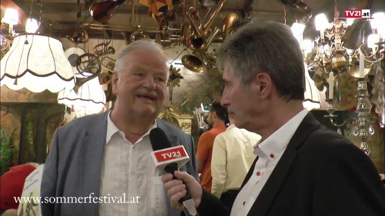 Talk on Tour Sommerfestival Kittsee im Gespräch mit Gerhard Ernst künstlerischer Leiter