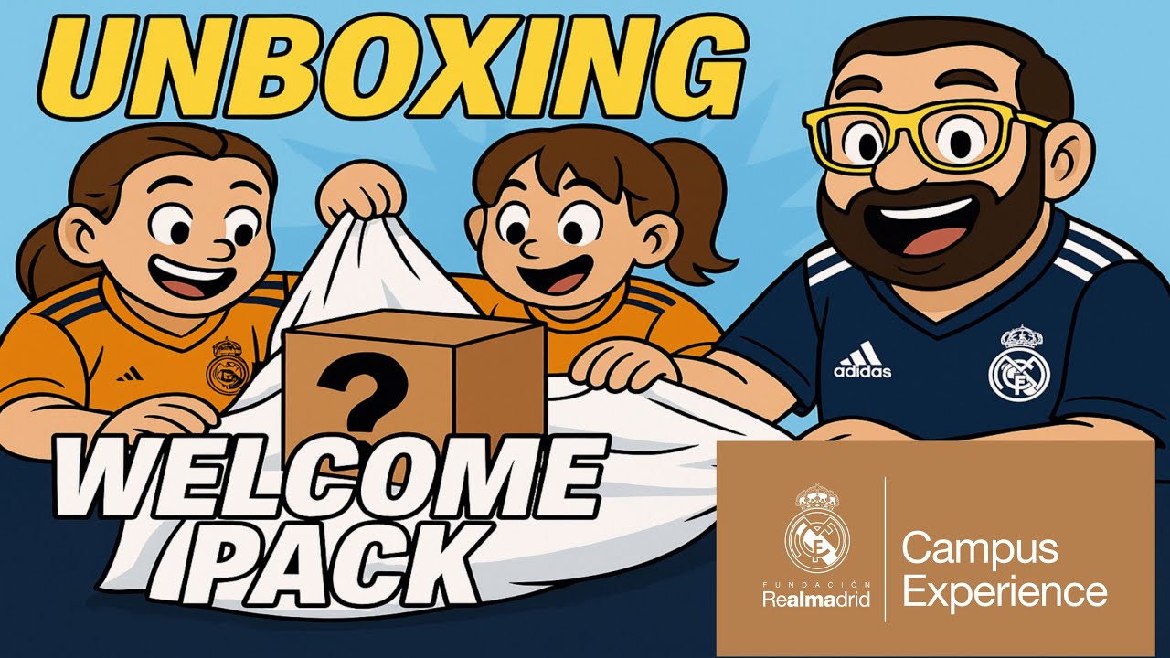 ⚠️El Welcome Pack más CHULO del mundo… ¡Gracias Fundación Real Madrid!