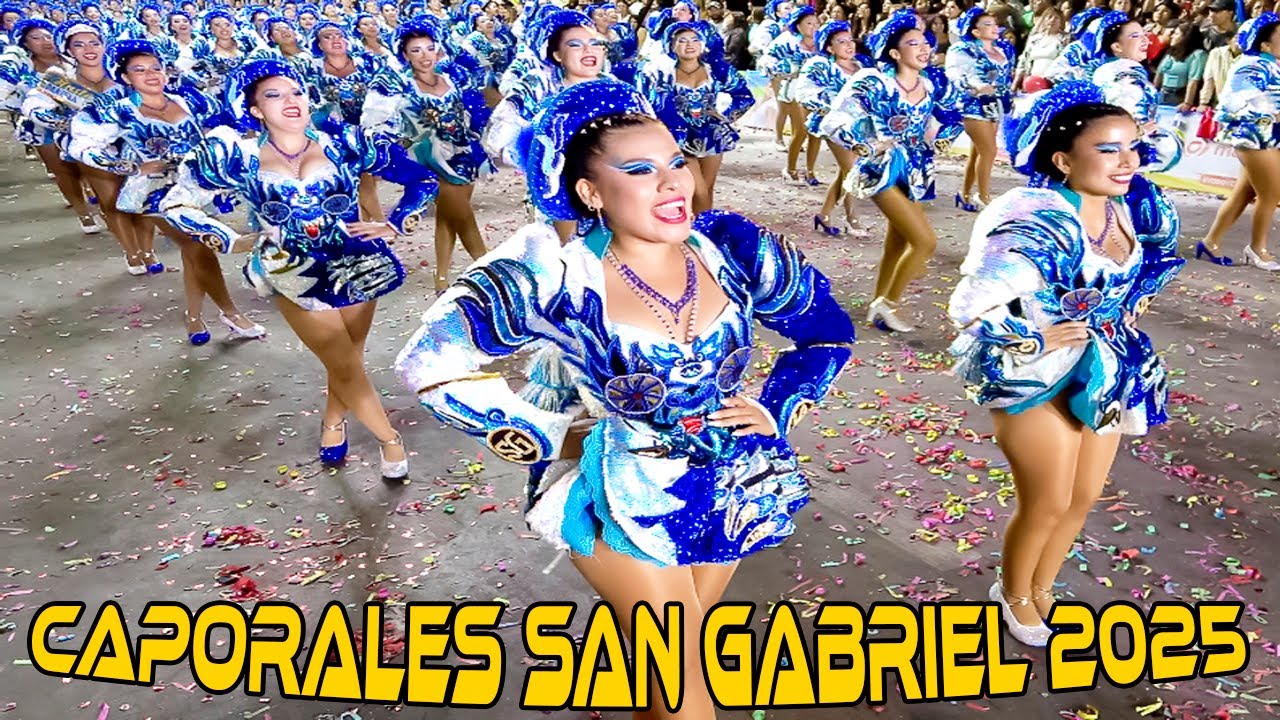 CAPORALES SAN GABRIEL/ PRESENTACIÓN DÍA VIERNES/ CARNAVAL CON LA FUERZA DEL SOL 2025