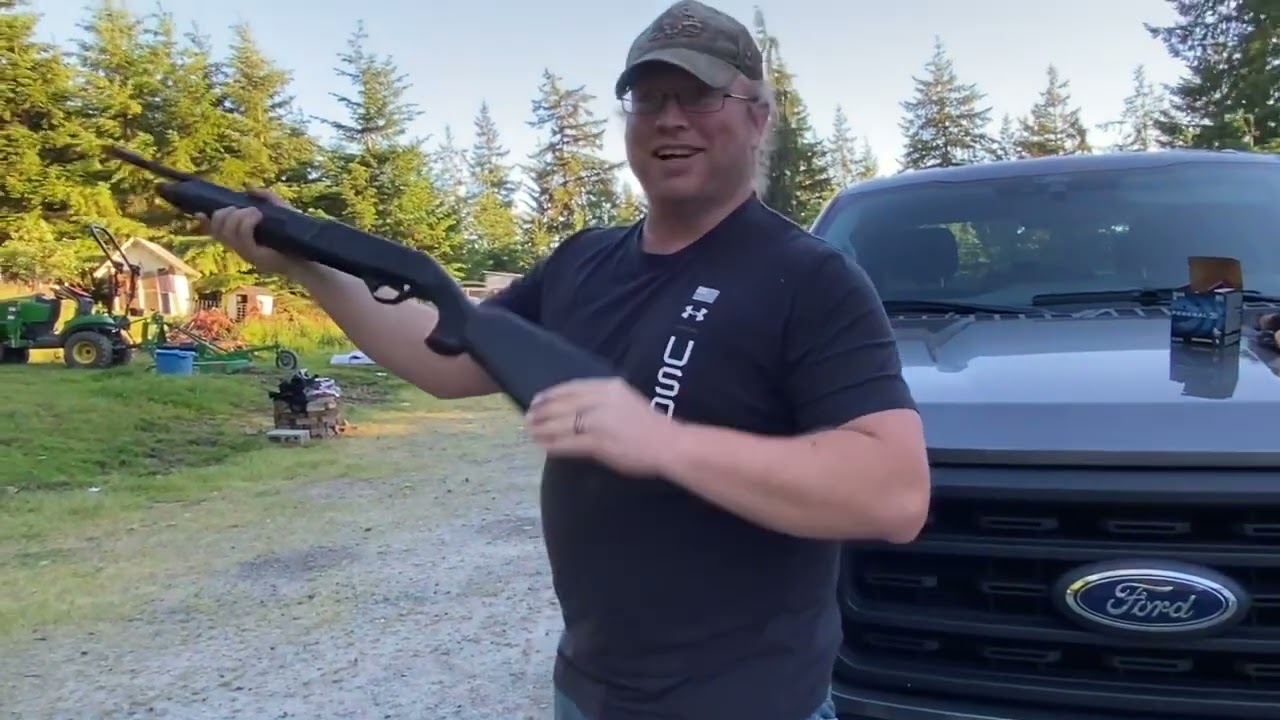 $179.00 semi automatic shotgun review.  G-force shotgun.