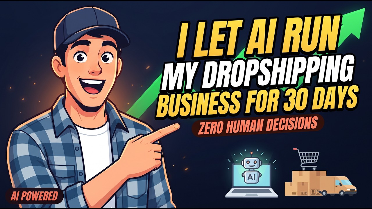 I Let AI Run My Entire Dropshipping Business for 30 Days (No Human Decisions)