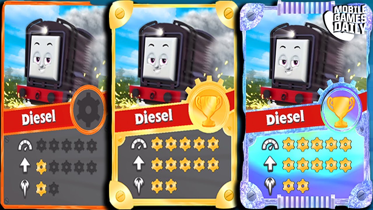 Diesel Full Evolution (All Upgrades) | Thomas & Friends: Go Go Thomas Gameplay