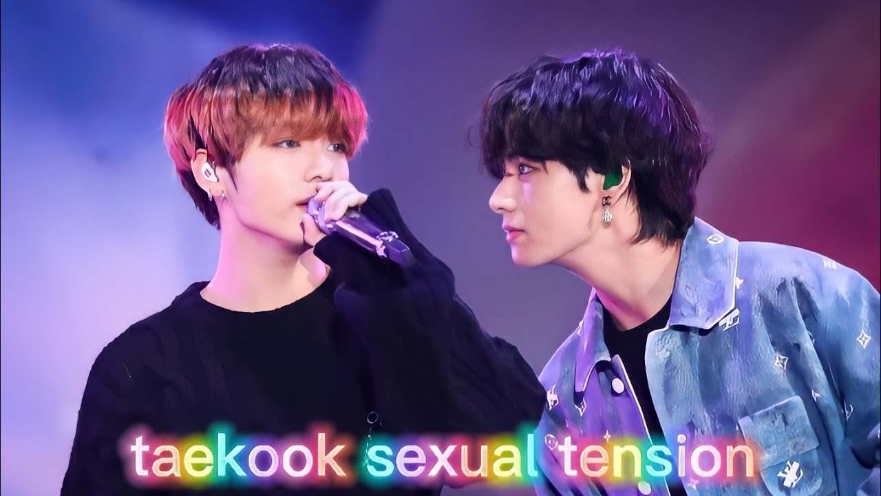taekook sexual tension / taekook 🐯🐰🌈
