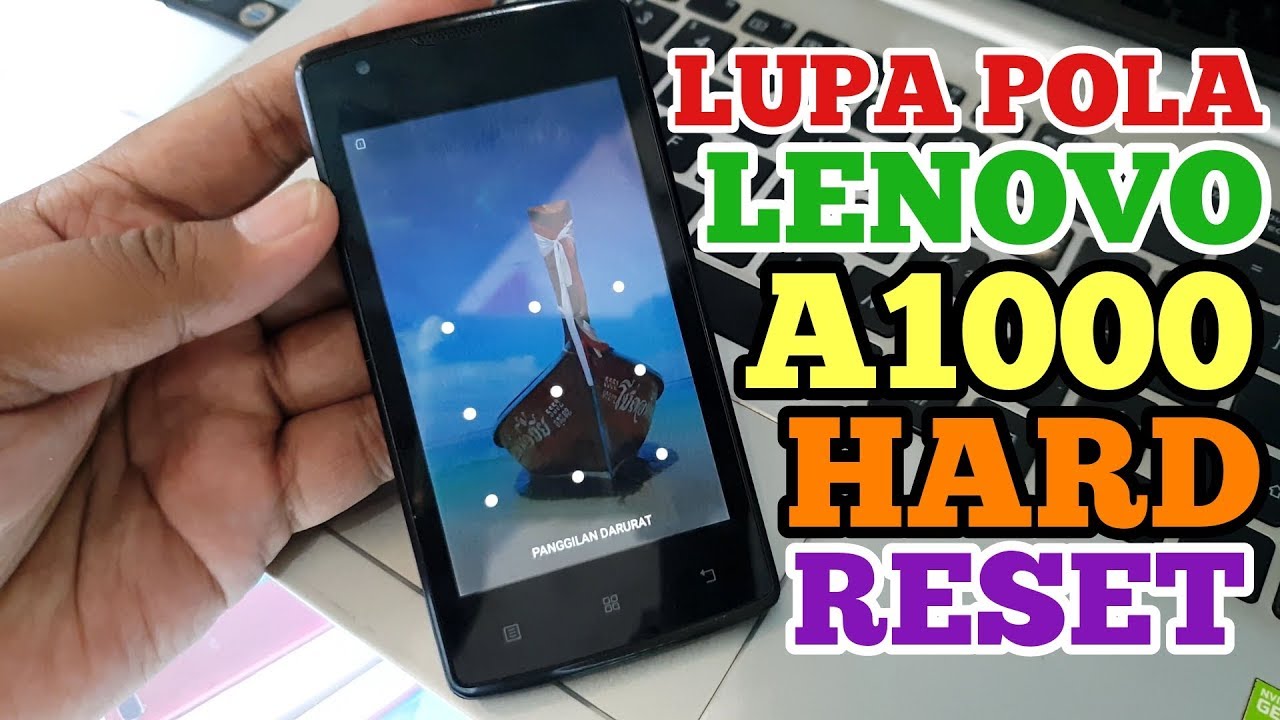 Cara Mengatasi Lupa Pola Lenovo A1000 // Hard Reset Lenovo A1000