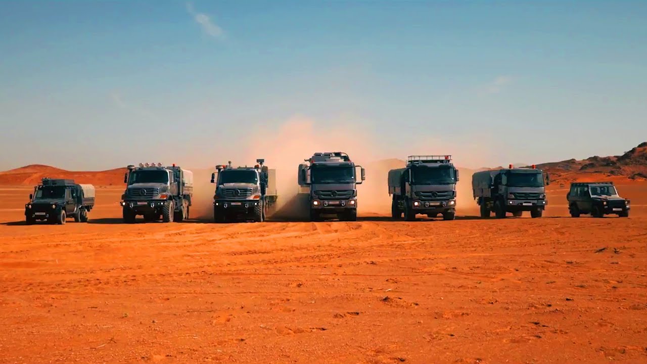 Грузовики Mercedes - мастера пустыни