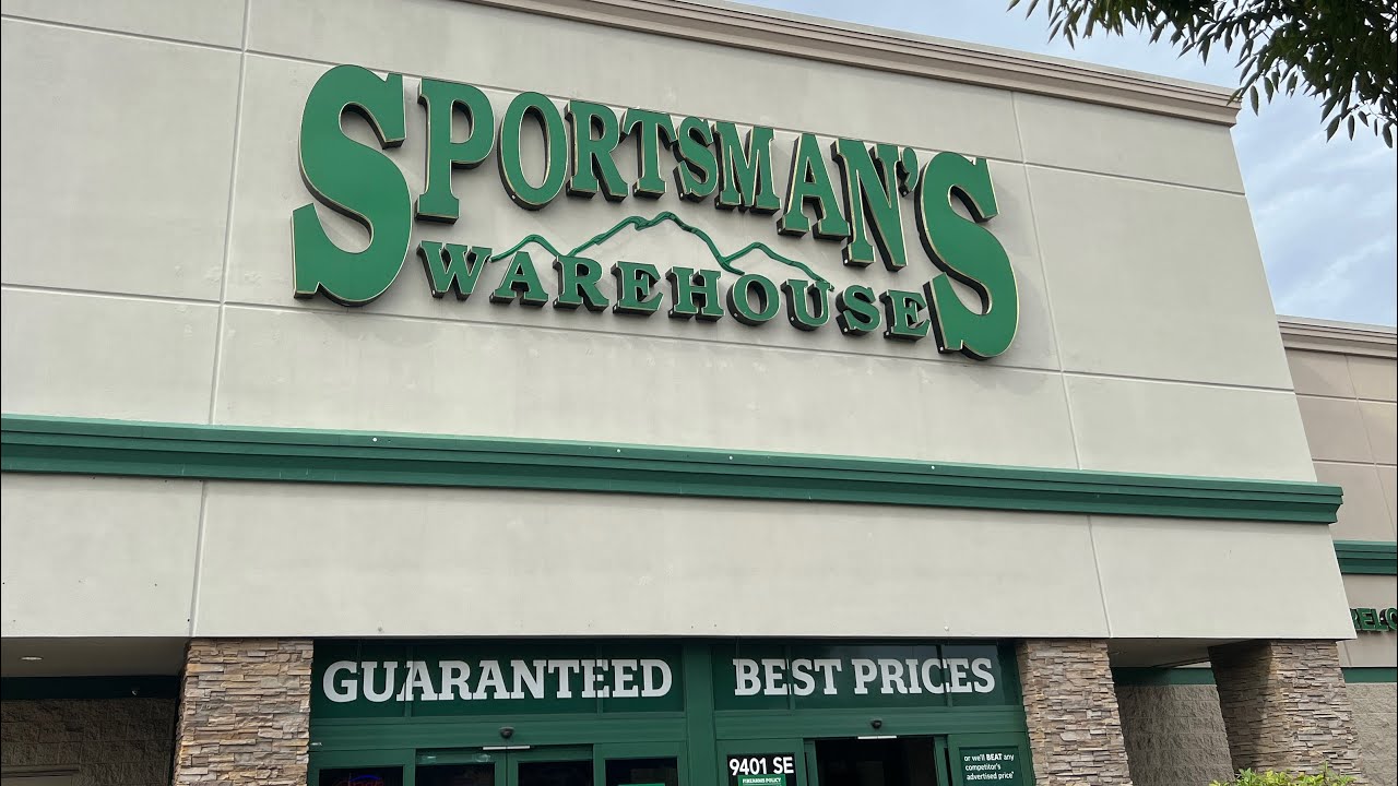 I visited a Sportsman's Warehouse today, skip forward to hear my comments as I scan the shelves