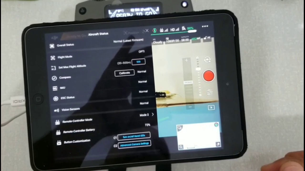 DJI Mavic 2 zoom - Melhor configuração de câmera