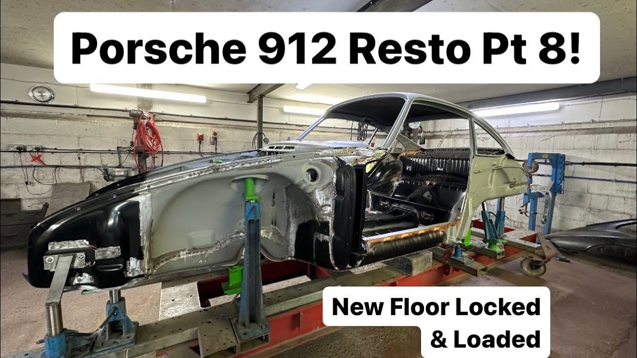 Porsche 911 912 Restoration pt 8! The Shell Gets a New Floor!!