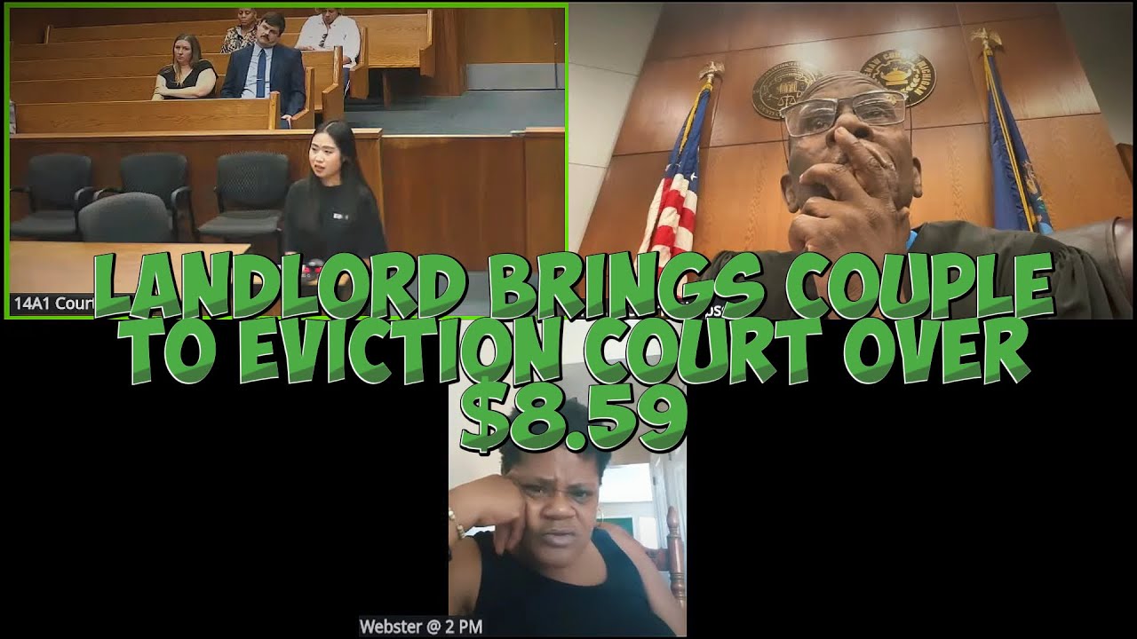 Landlord Brings Couple to EVICTION COURT Over $8.59