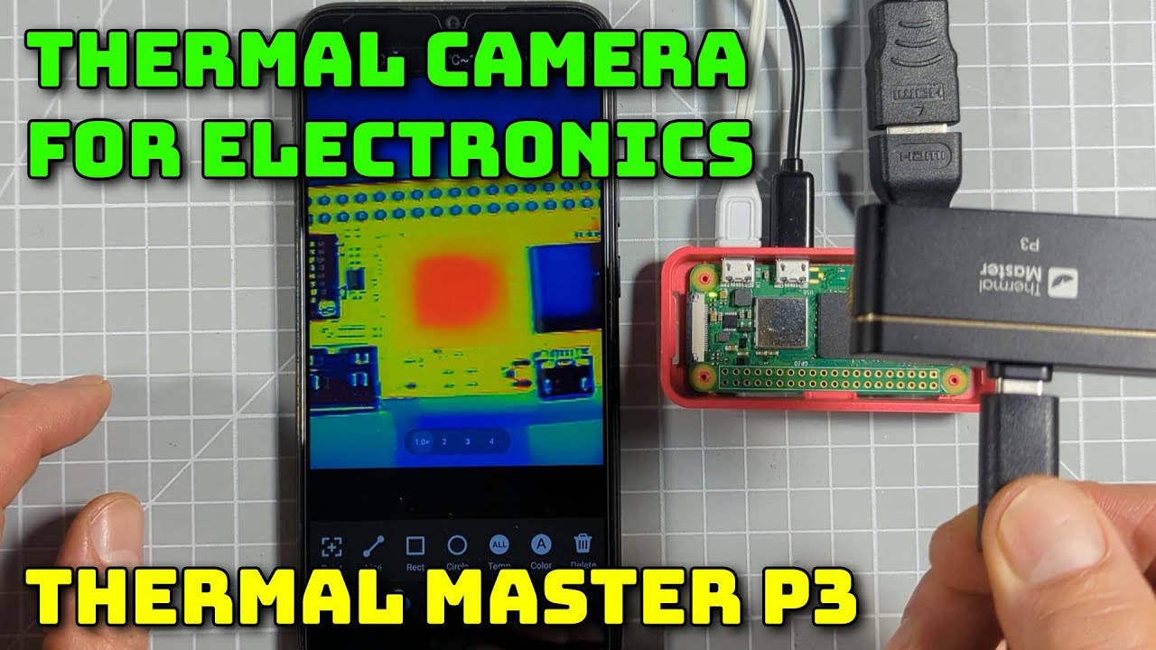 Great thermal camera for electronics fault finding - Thermal Master P3