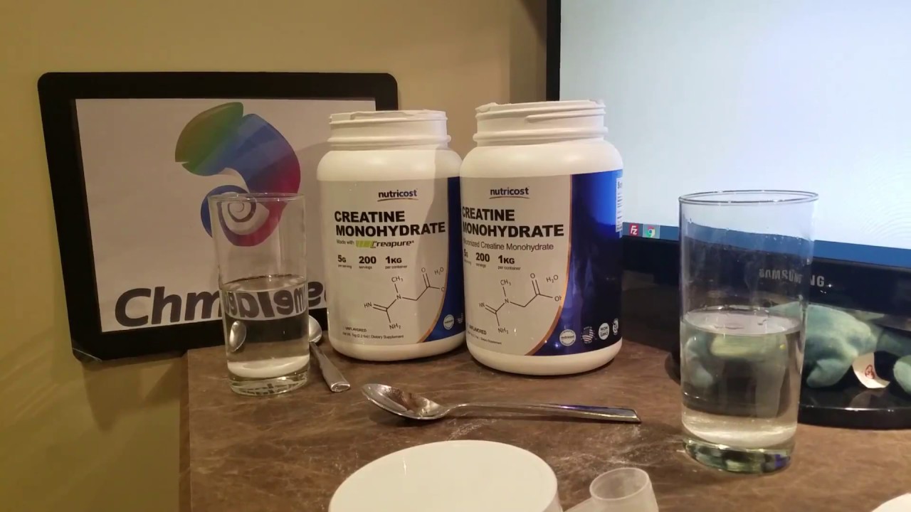 💪 Сравнение Creapure и креатина моногидрата Nutricost 💪