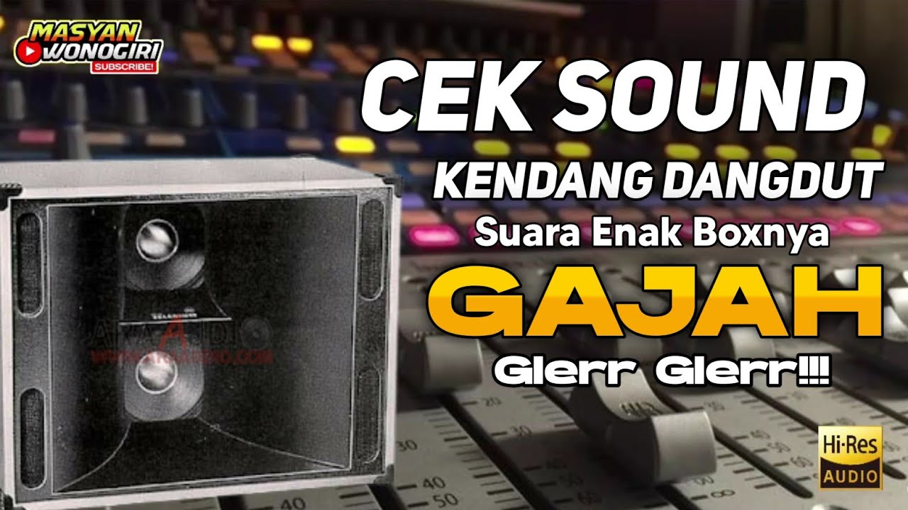 CEK SOUND KENDANG DANGDUT GLERR | INSTRUMEN KALEM WENAK AUDIO CLEAN