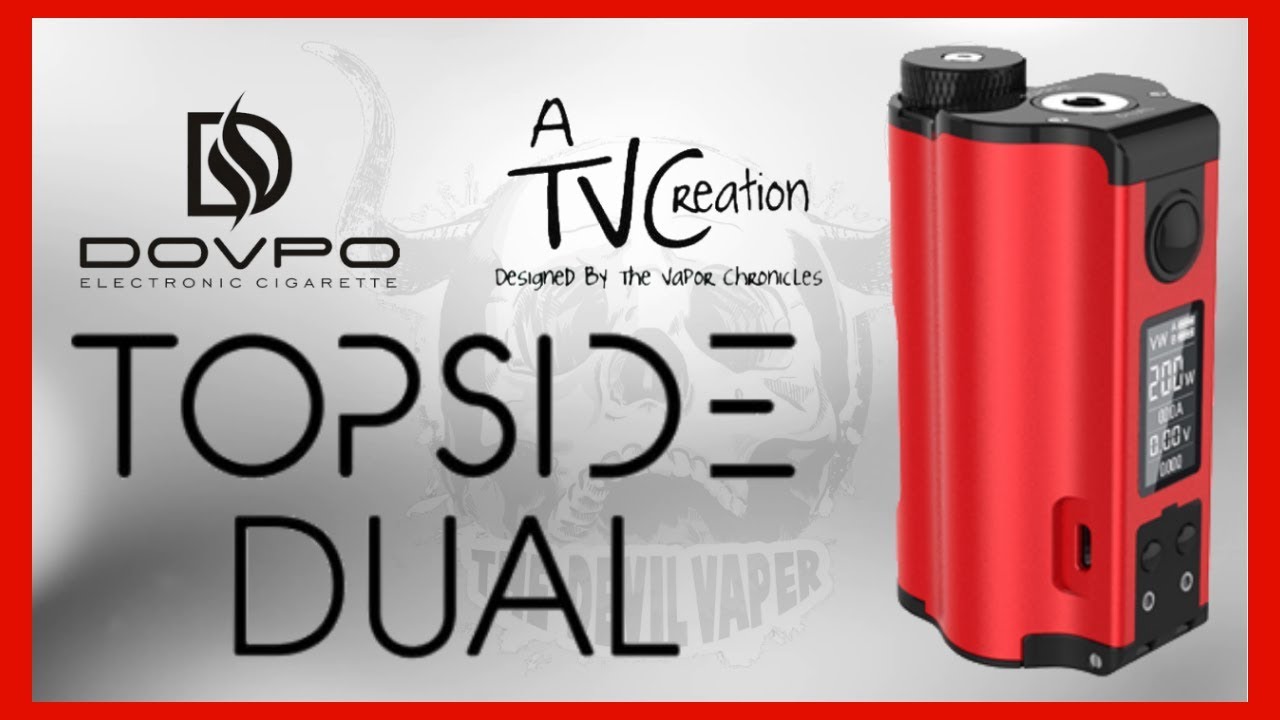 Обзор и сравнение DOVPO/TVC TOPSIDE DUAL Squonk Mod &mdash; лучше, чем оригинал?