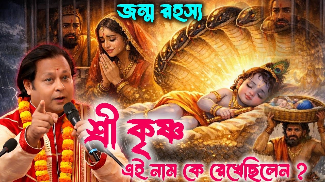 ভগবান শ্রীকৃষ্ণ নাম কে রেখেছিল? | শ্রীকৃষ্ণের জন্ম রহস্য | কবিয়াল অসীম সরকার | কবি গান