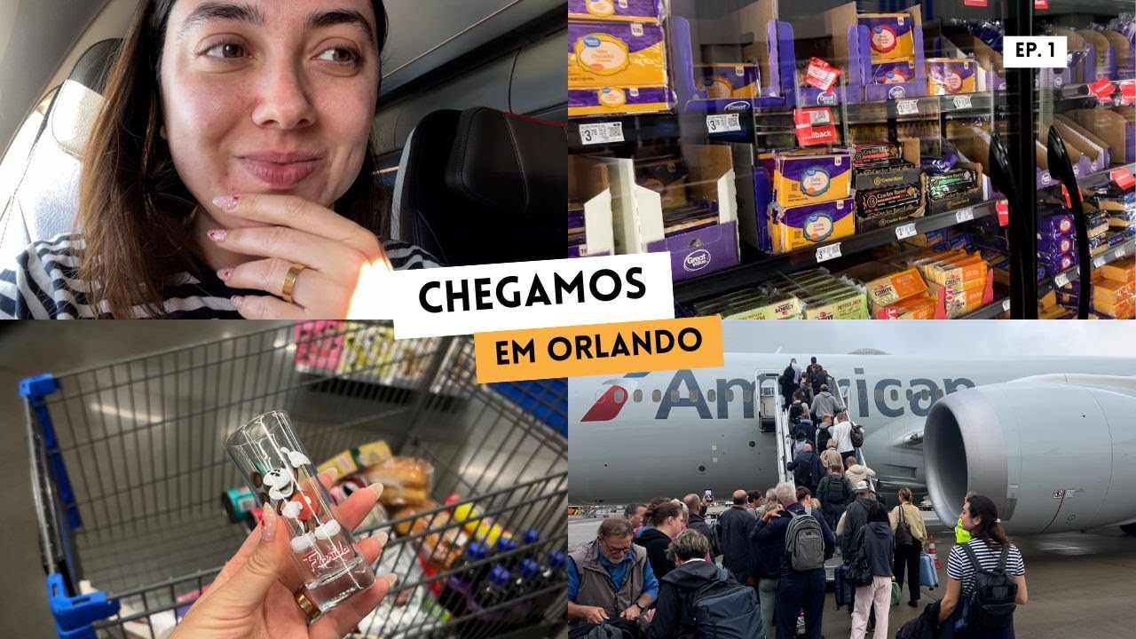 Voando com a AMERICAN AIRLINES para Orlando + imigração nos EUA