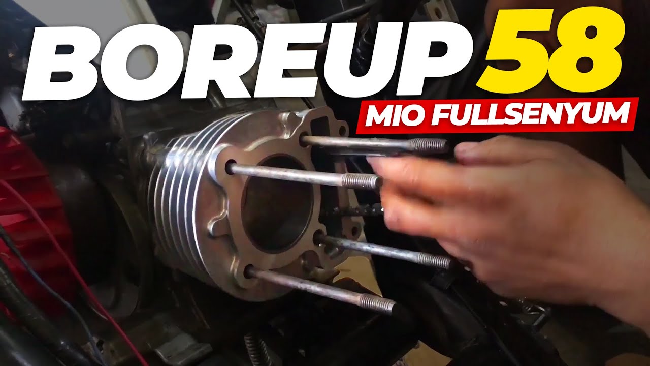 RAKIT MESIN BOREUP YAMAHA MIO 58MM HARIAN | AUTO JENGATZ!