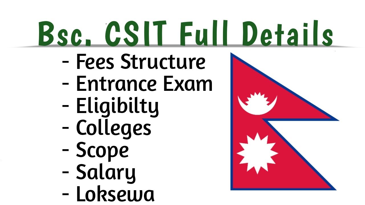 BSc.CSIT in Nepal - Full details || Bsc.csit course in nepal