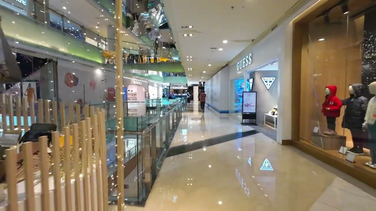 Jakarta City Grand Indonesia west mall part 1/2 biggest premium mall walking tour ambiance walk