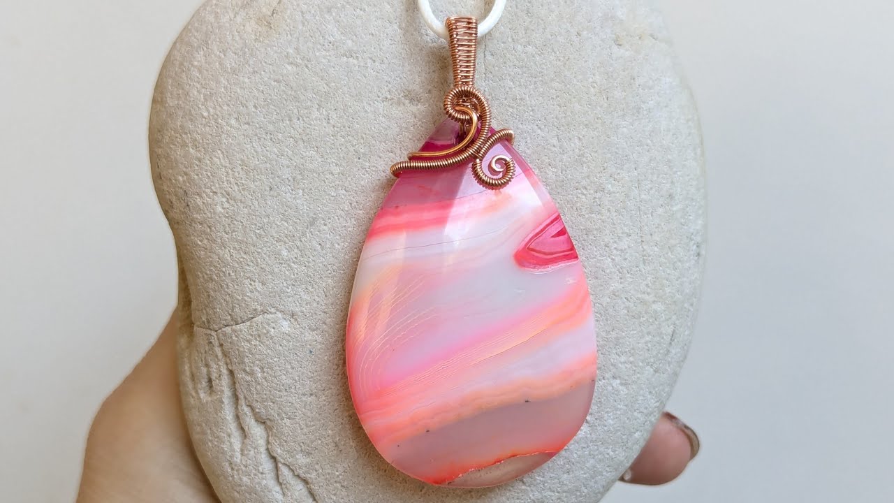 Woven Bail Top Front Drilled Bead Wire Wrapping Tutorial