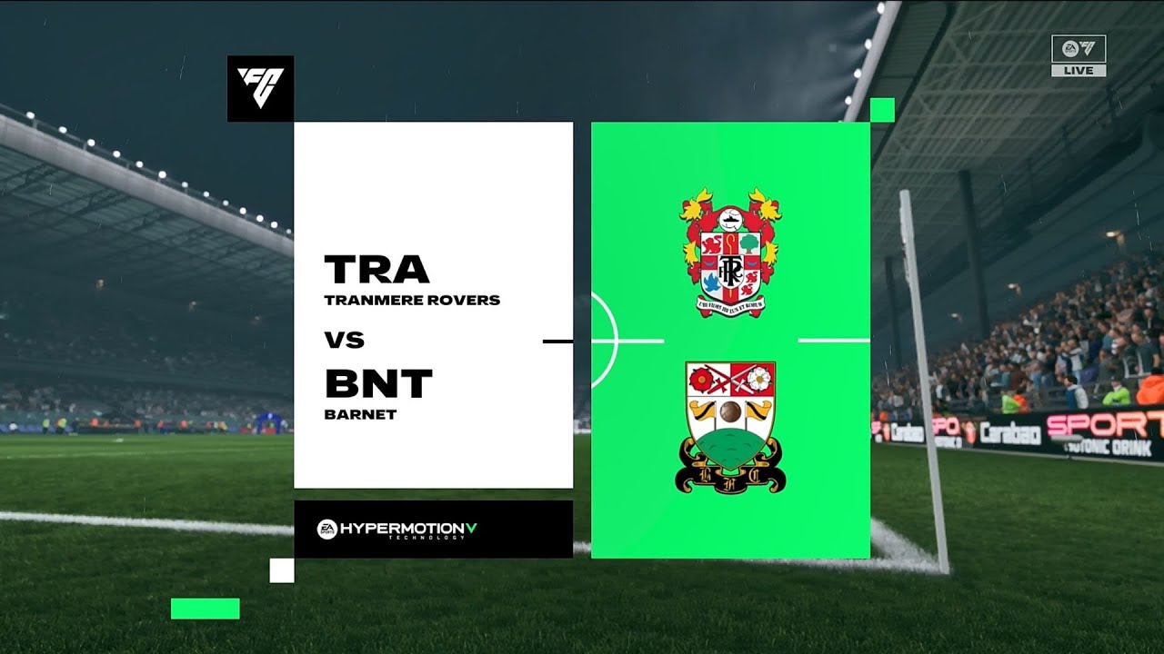 EA Sports FC 26 | Tranmere Rovers vs Barnet - EFL League Two | Gameplay PS5
