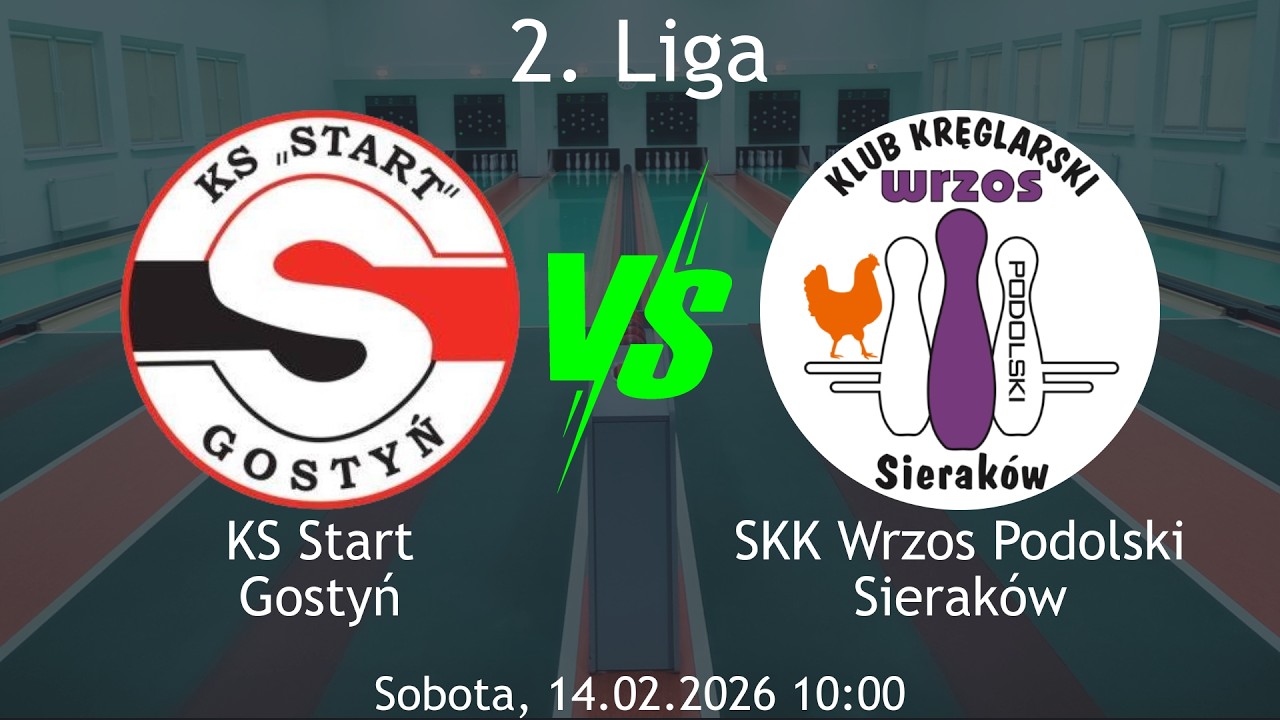 2L | KS Start Gostyń vs SKK Wrzos Podolski Sieraków | 14.02.2026