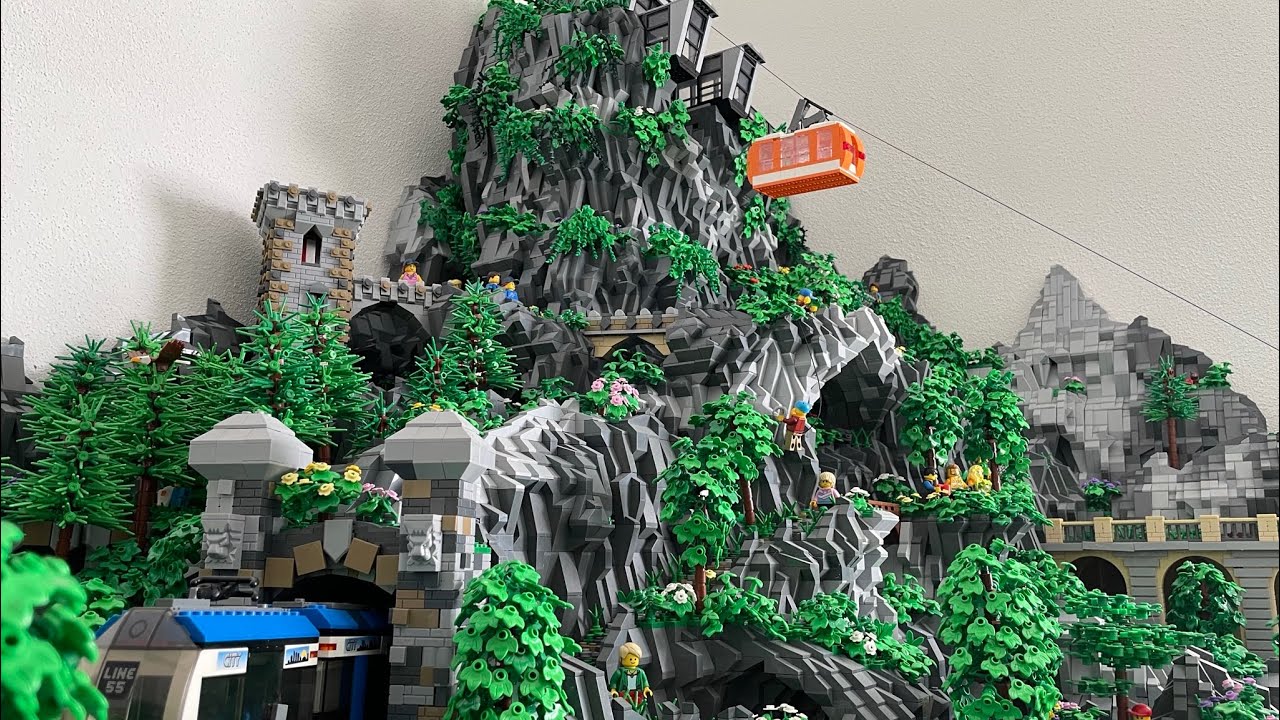 Seilbahn ist endlich voll funktionsfähig | Folge 135 LEGO® Klemmbaustein Stadt Baustein