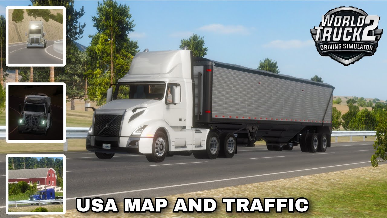 USA MAP and TRAFFIC AI | World Truck Driving Simulator 2 by Dynamic Games