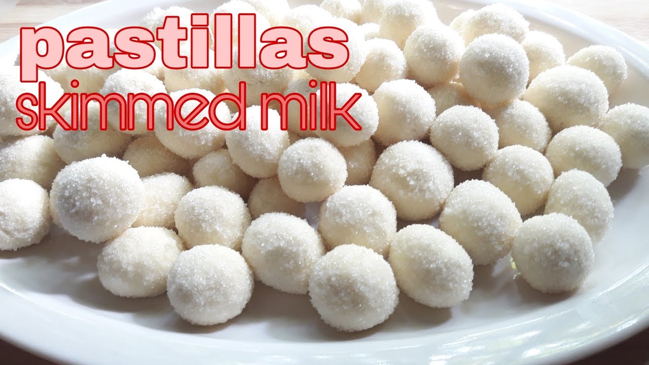 Pastillas/skimmed milk